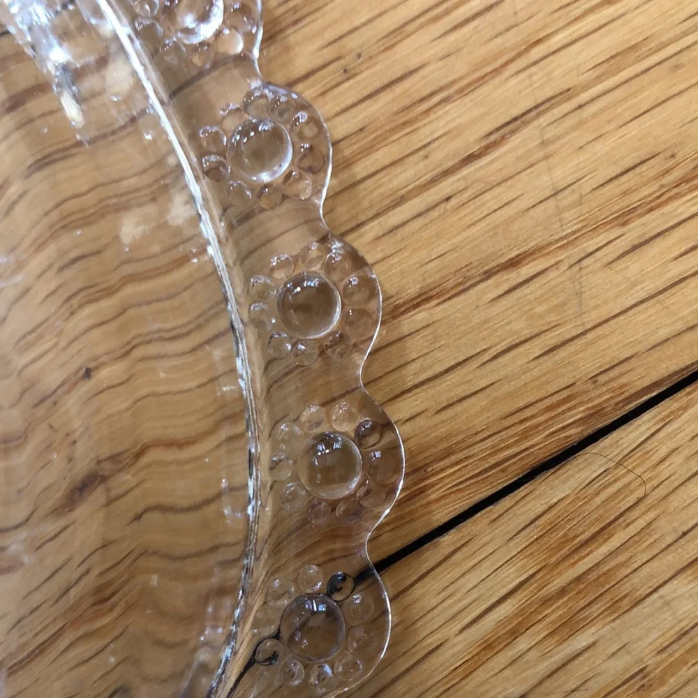 Vintage Glass Jewelry tray/Relish dish